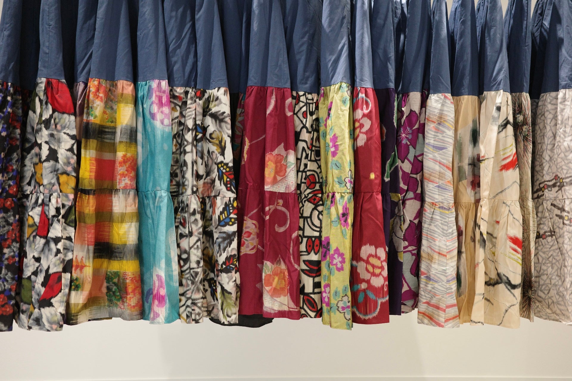 銘仙ティアードスカート