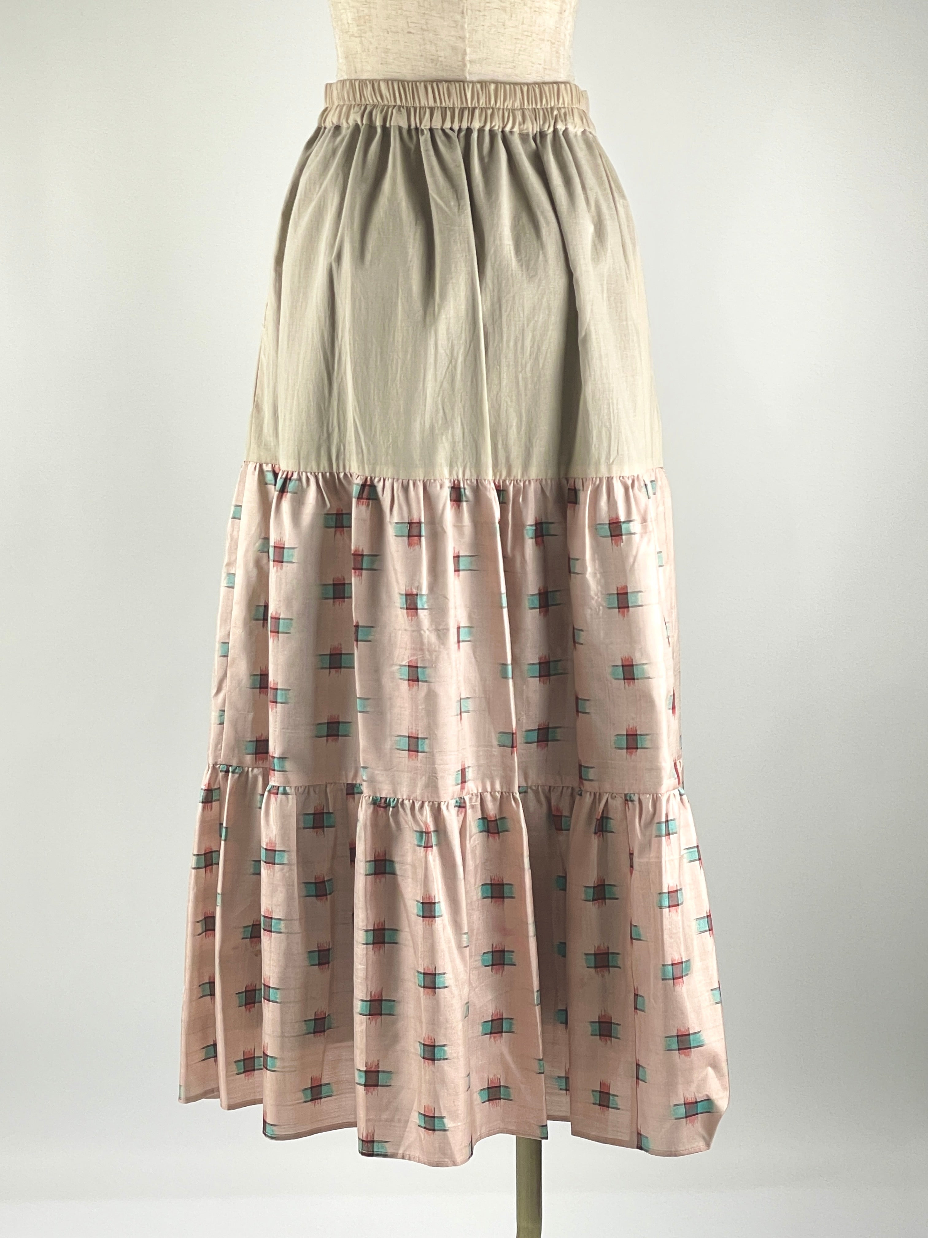 Cotton candy -Meisen Teayard Skirt beige-