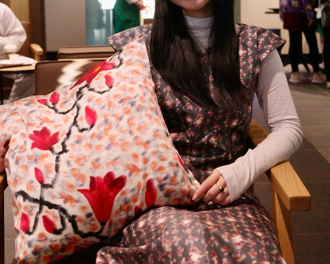 【オーダー受付中】Kimono Pattern Silk cushion cover