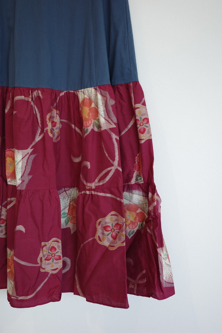 Petals -Meisen Teayard Skirt navy-