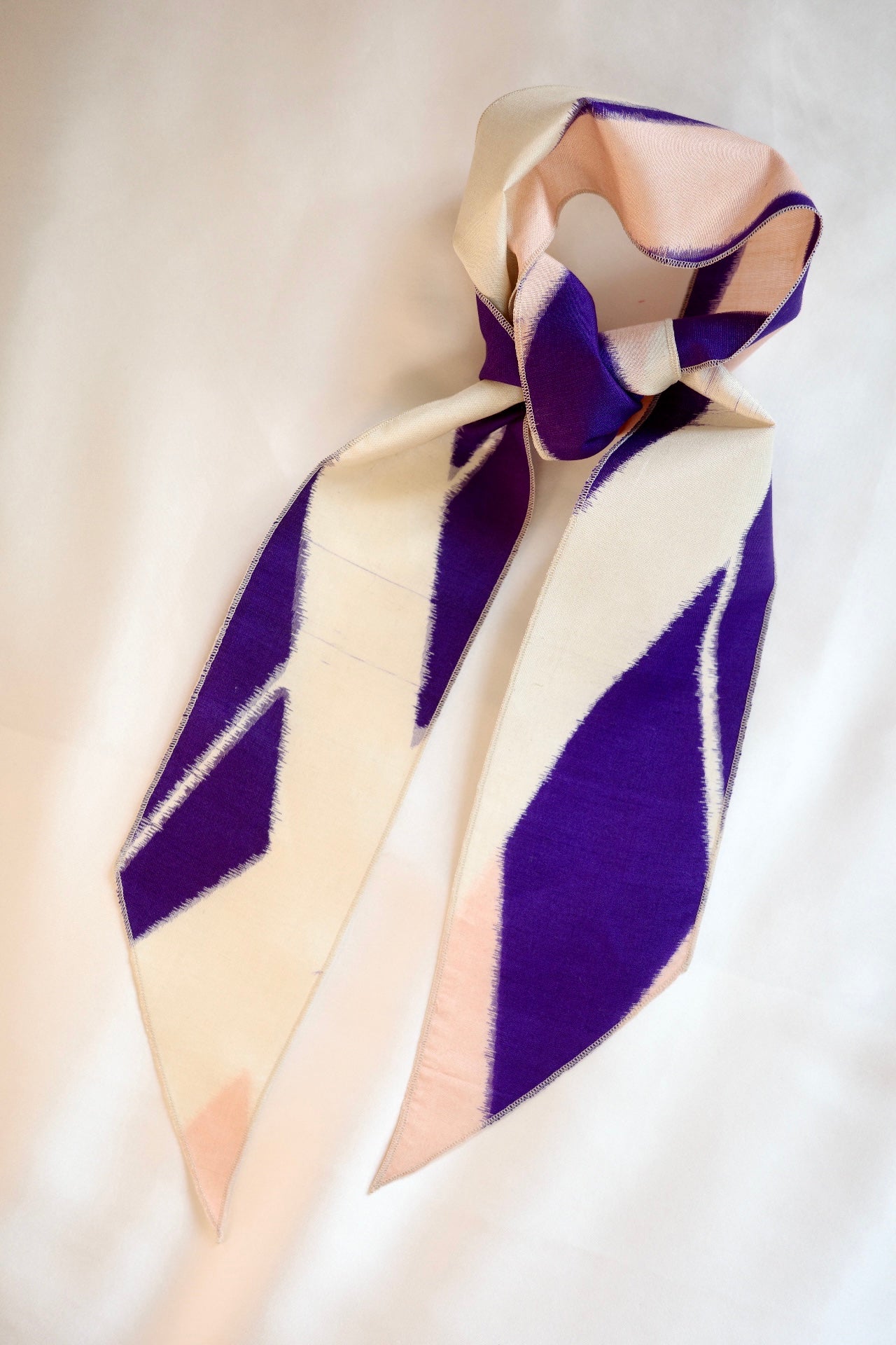 meisen scarf|white pansy