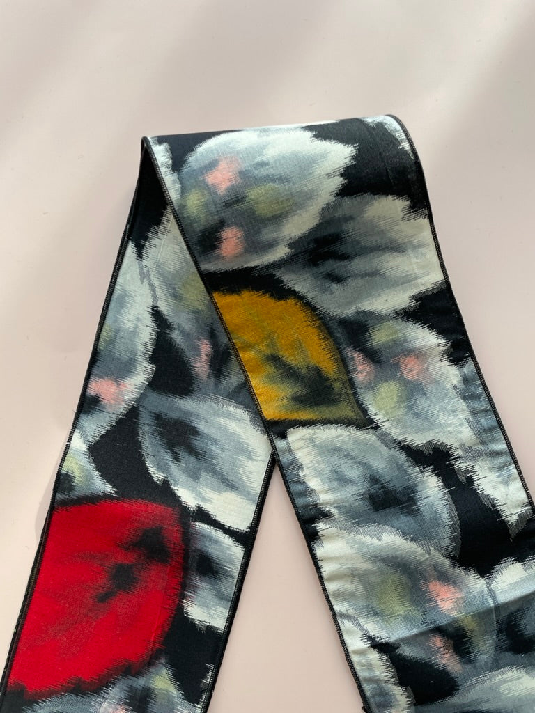 meisen scarf|LEAF red x yellow