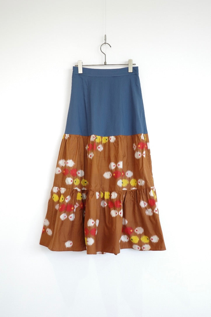 Petals -Meisen Teayard Skirt navy-