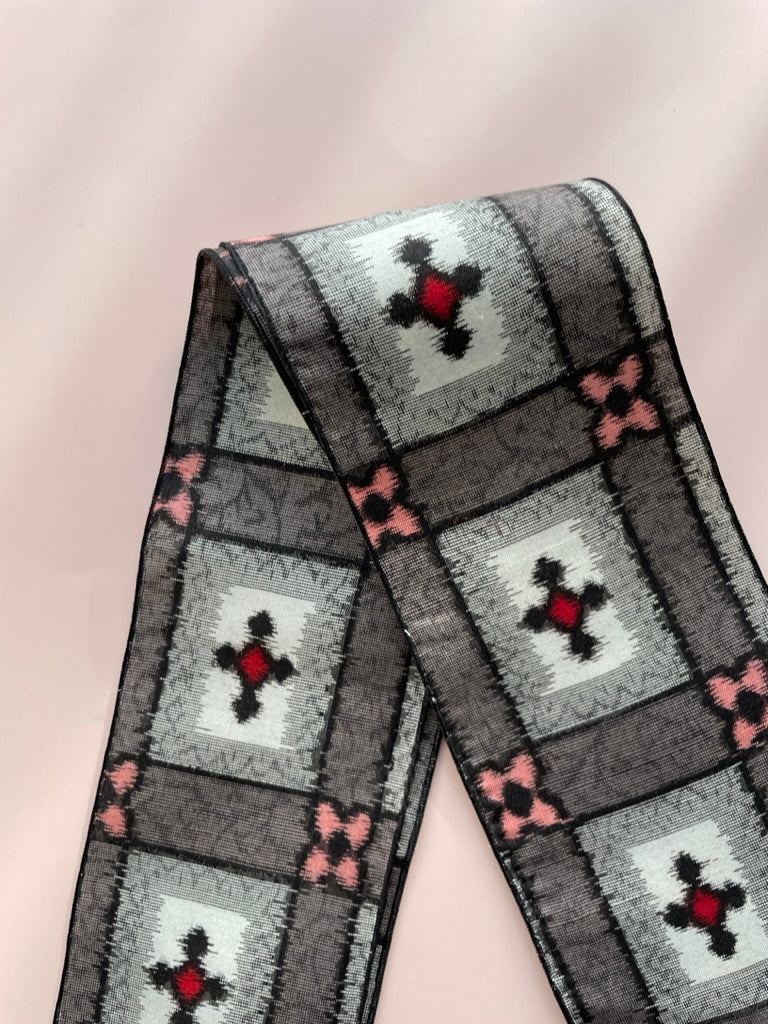 meisen scarf|Grey x Pink