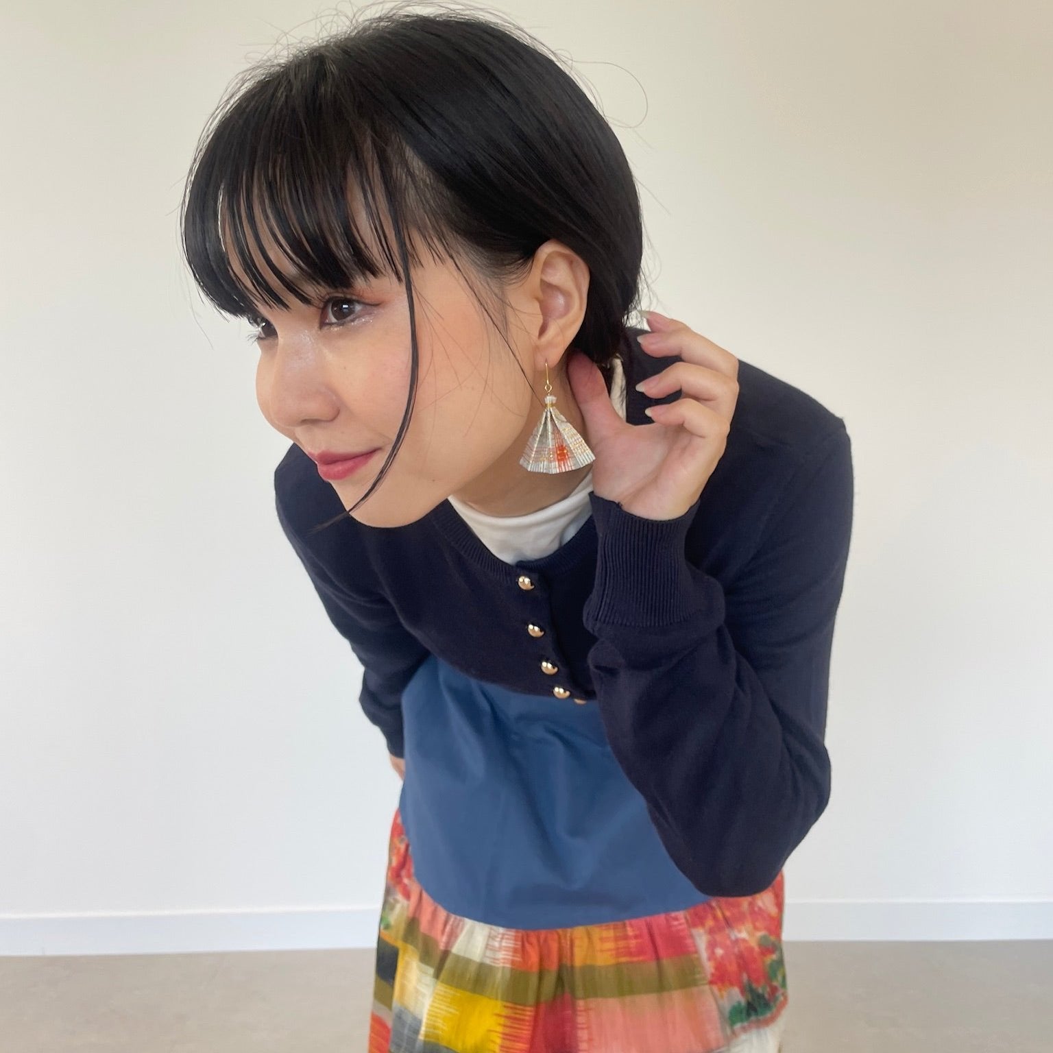 金糸ピアス 扇 -minori-