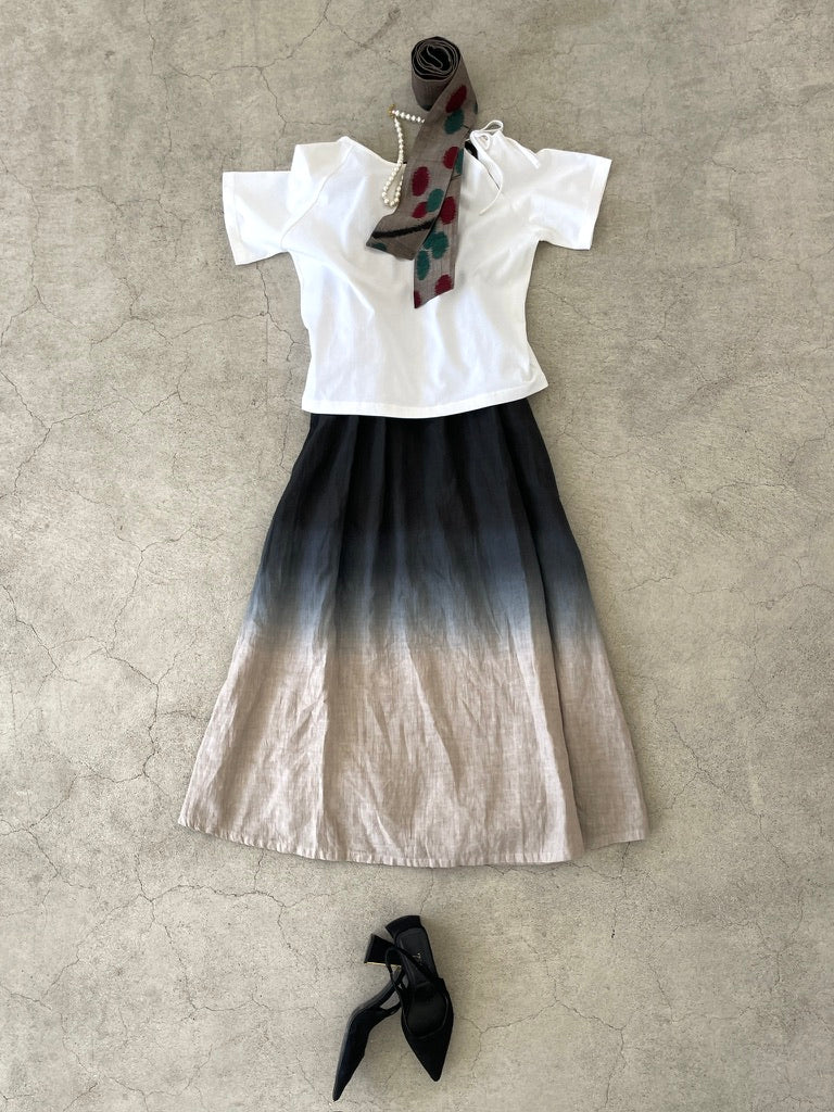 Gradient dress of the morning glow