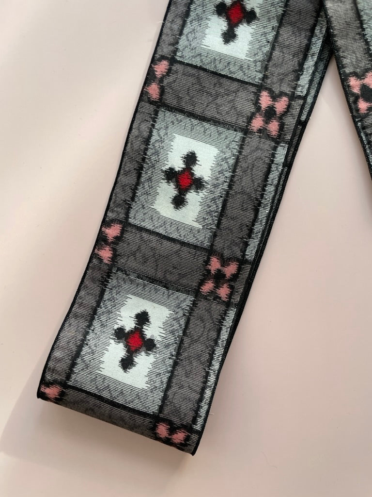 meisen scarf|Grey x Pink