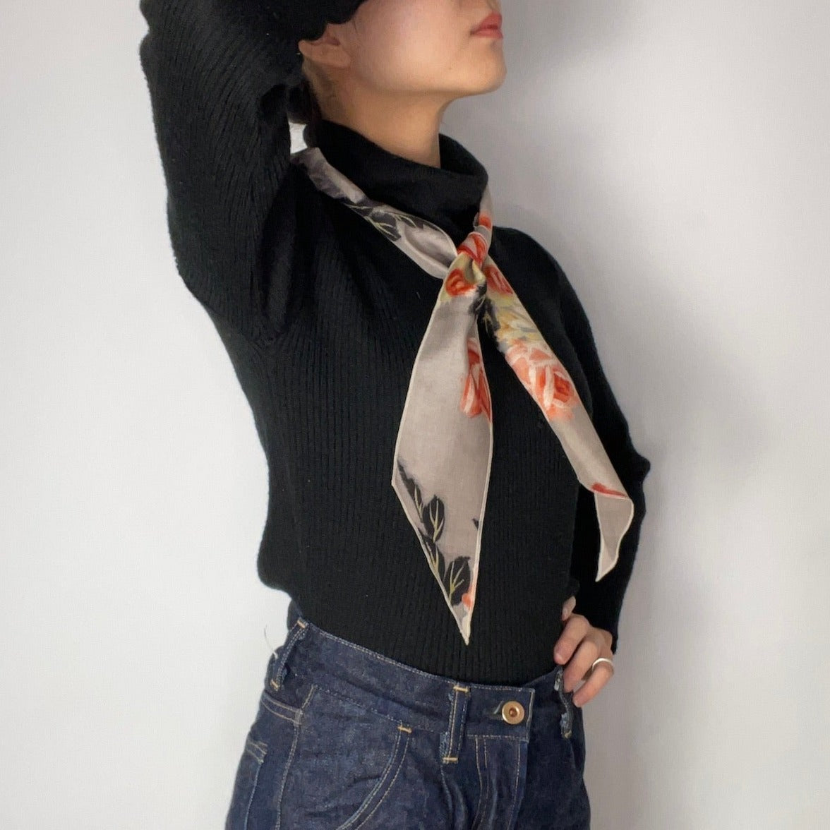 meisen scarf| rose II