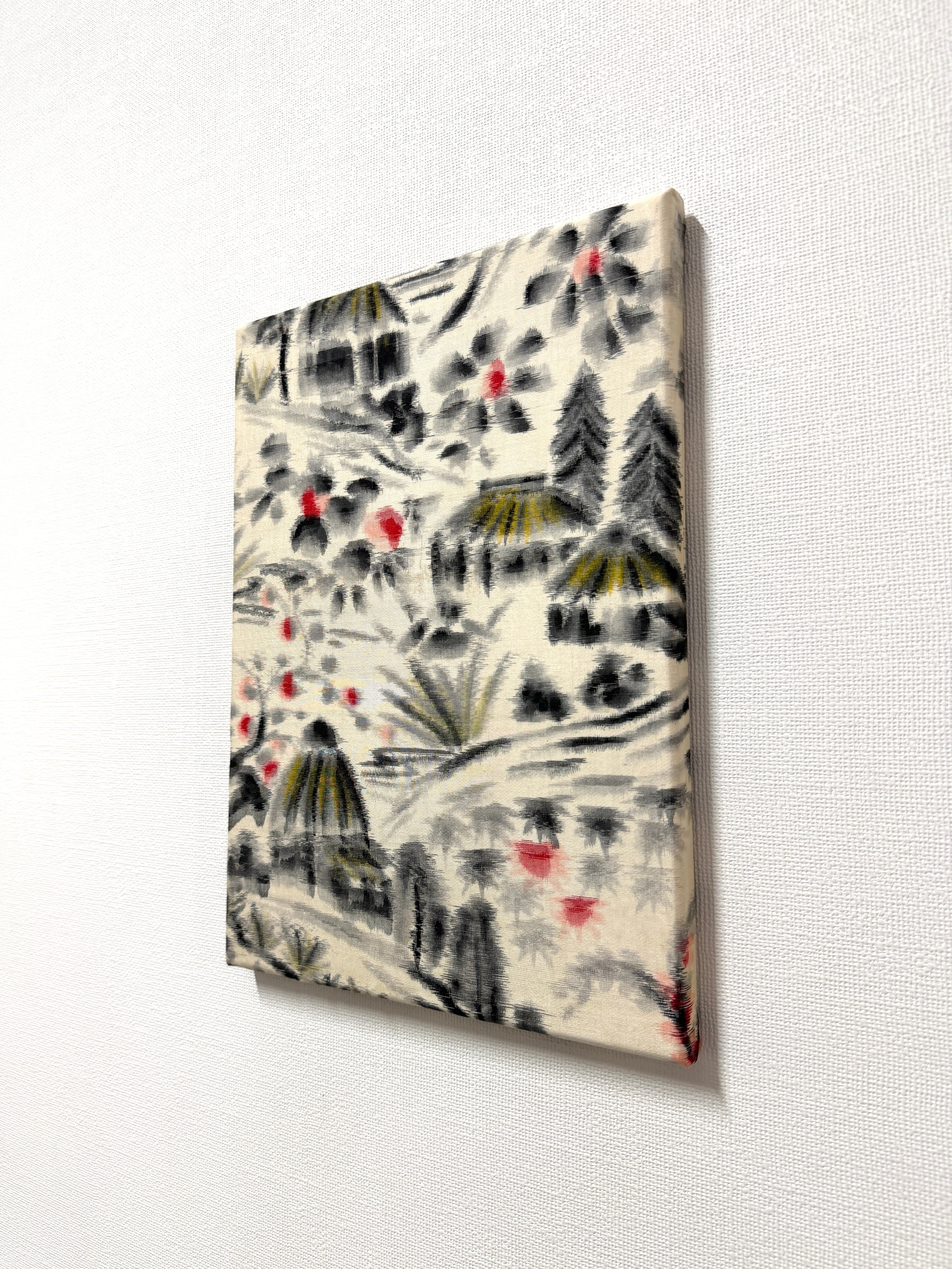 伊勢崎銘仙アートパネル「山水」|一点物