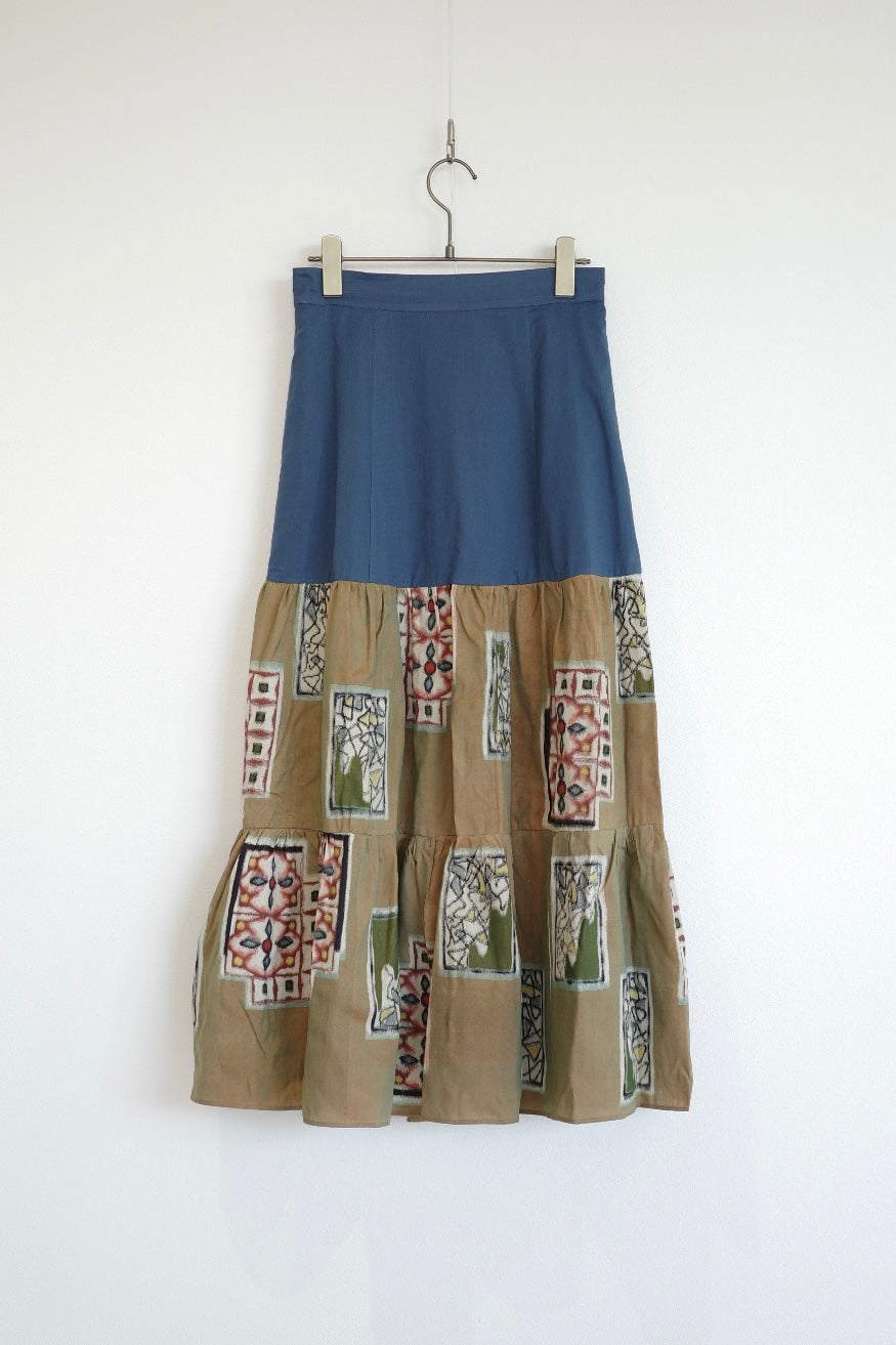 Petals -Meisen Teayard Skirt navy-
