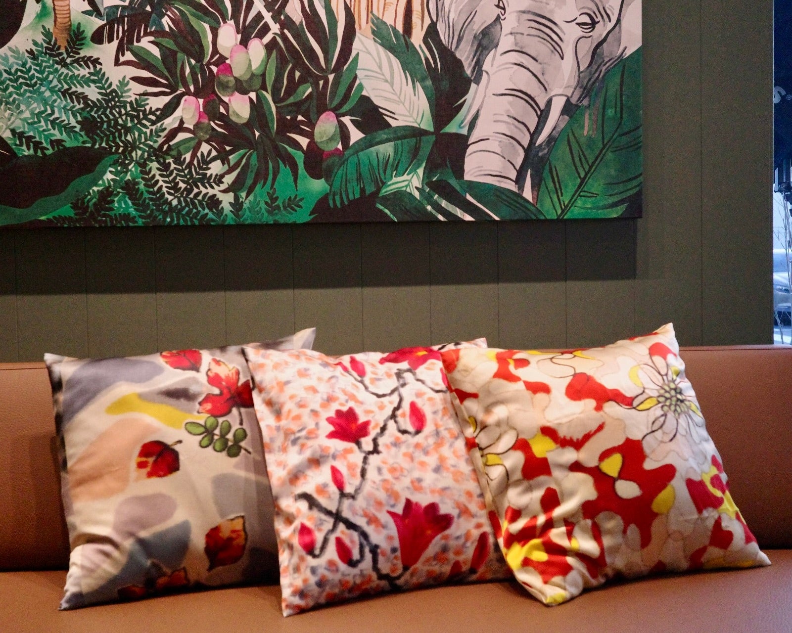 【オーダー受付中】Kimono Pattern Silk cushion cover