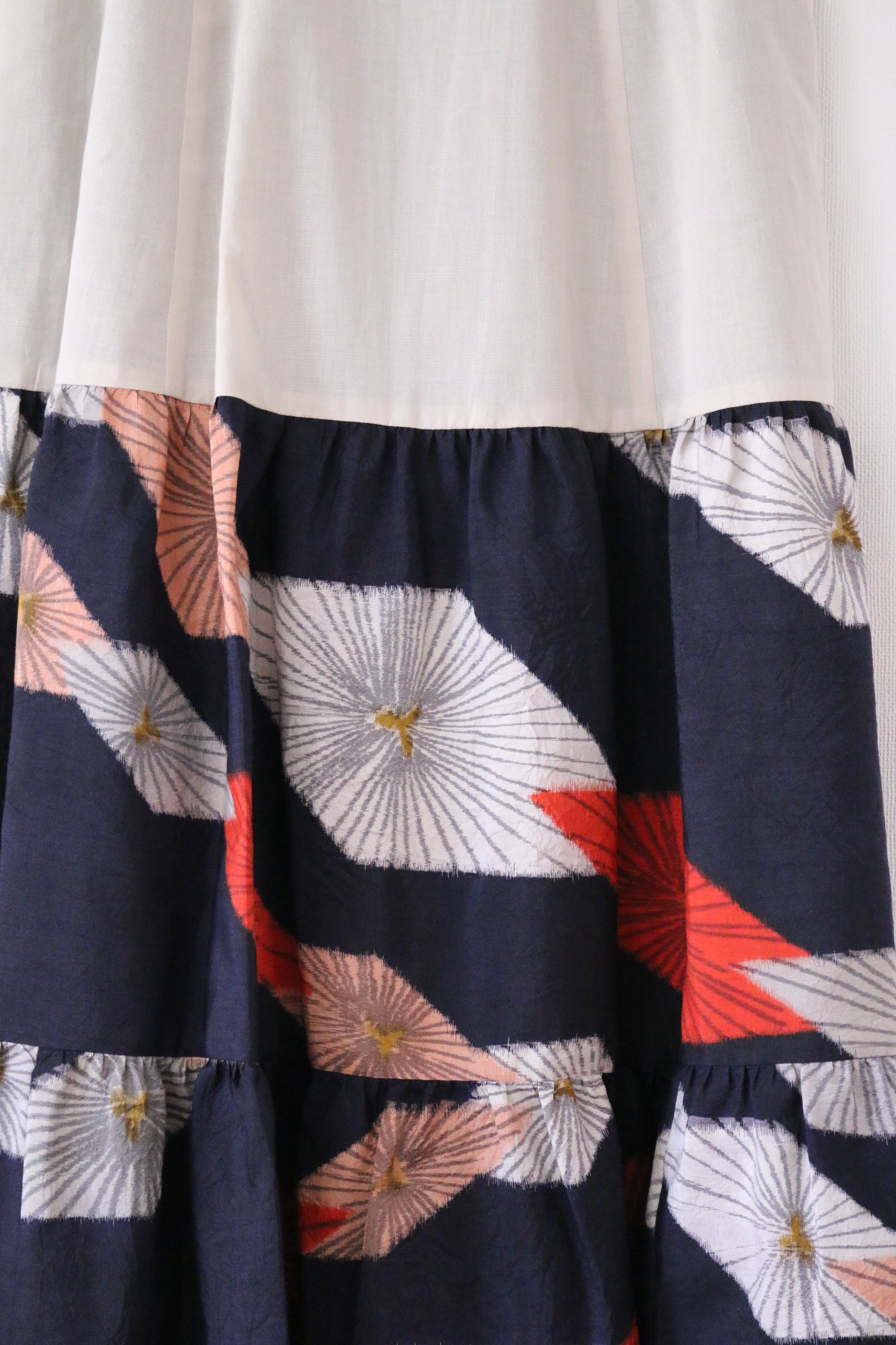 Yukata -Meisen Teayard Skirt beige-
