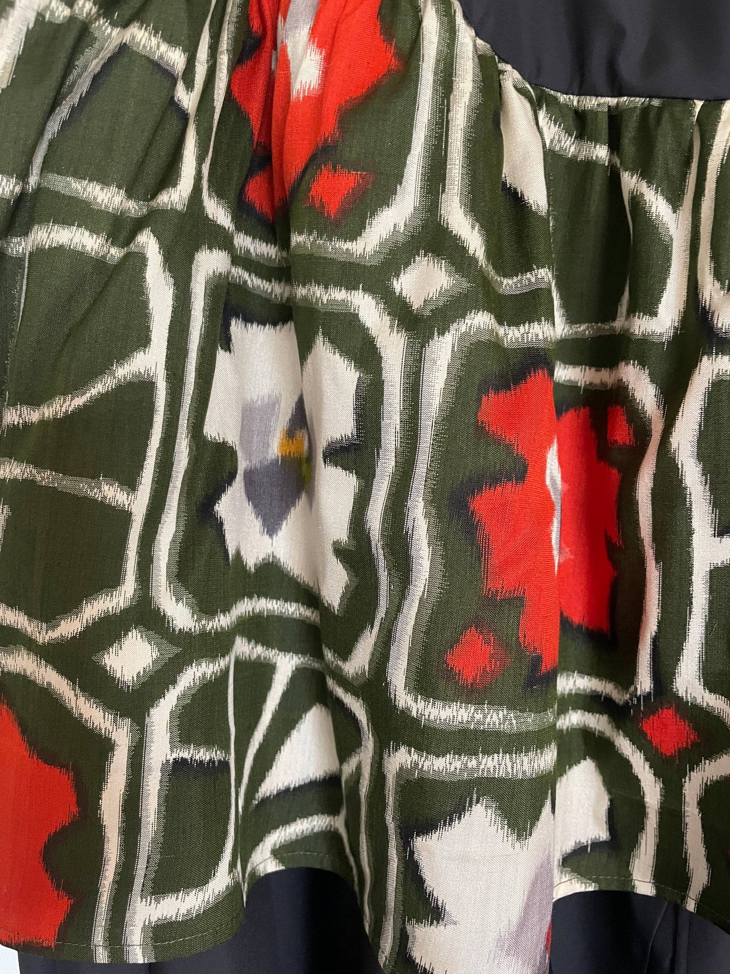 Meisen layerd skirt / retro green