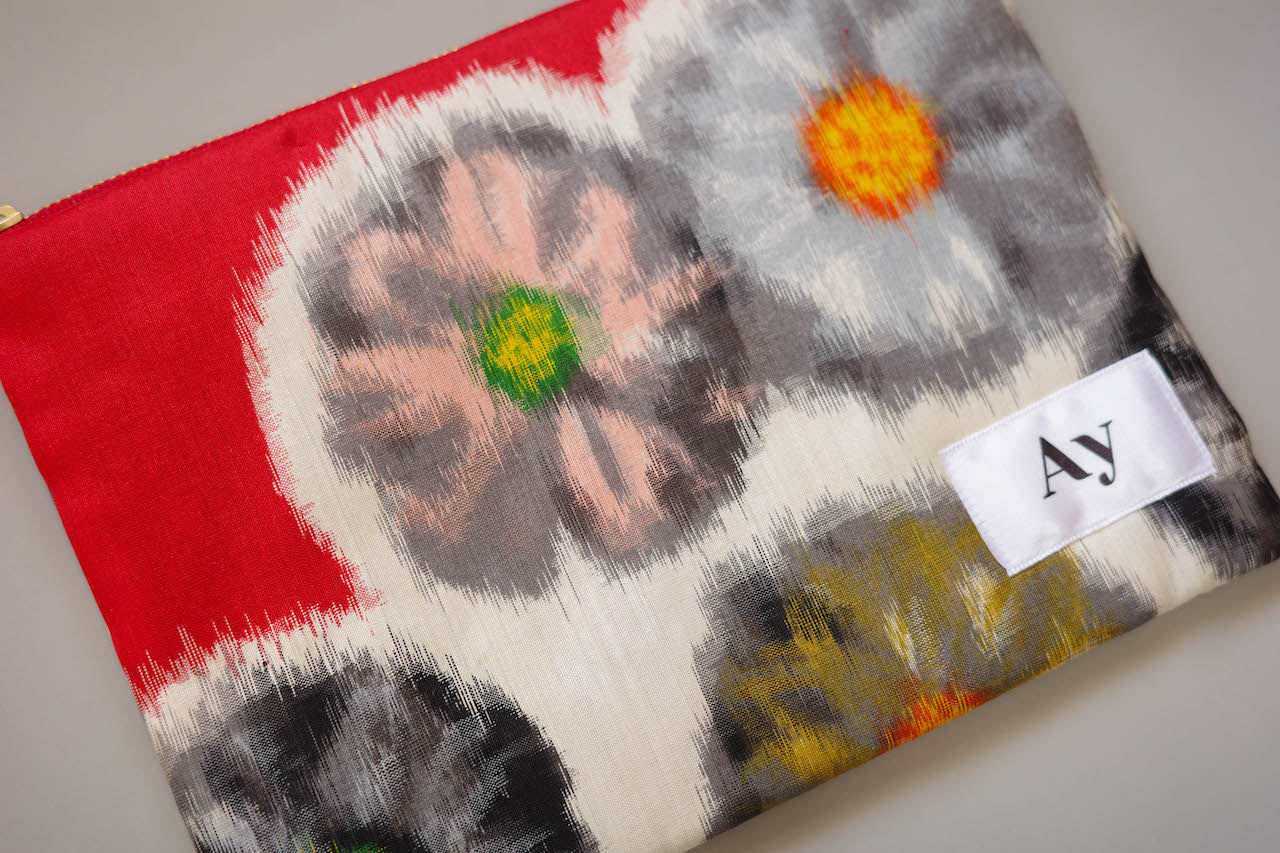 Quilitng pouch / flowers