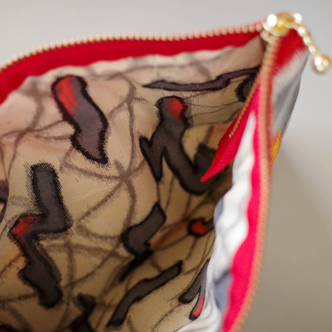 Quilitng pouch / flowers