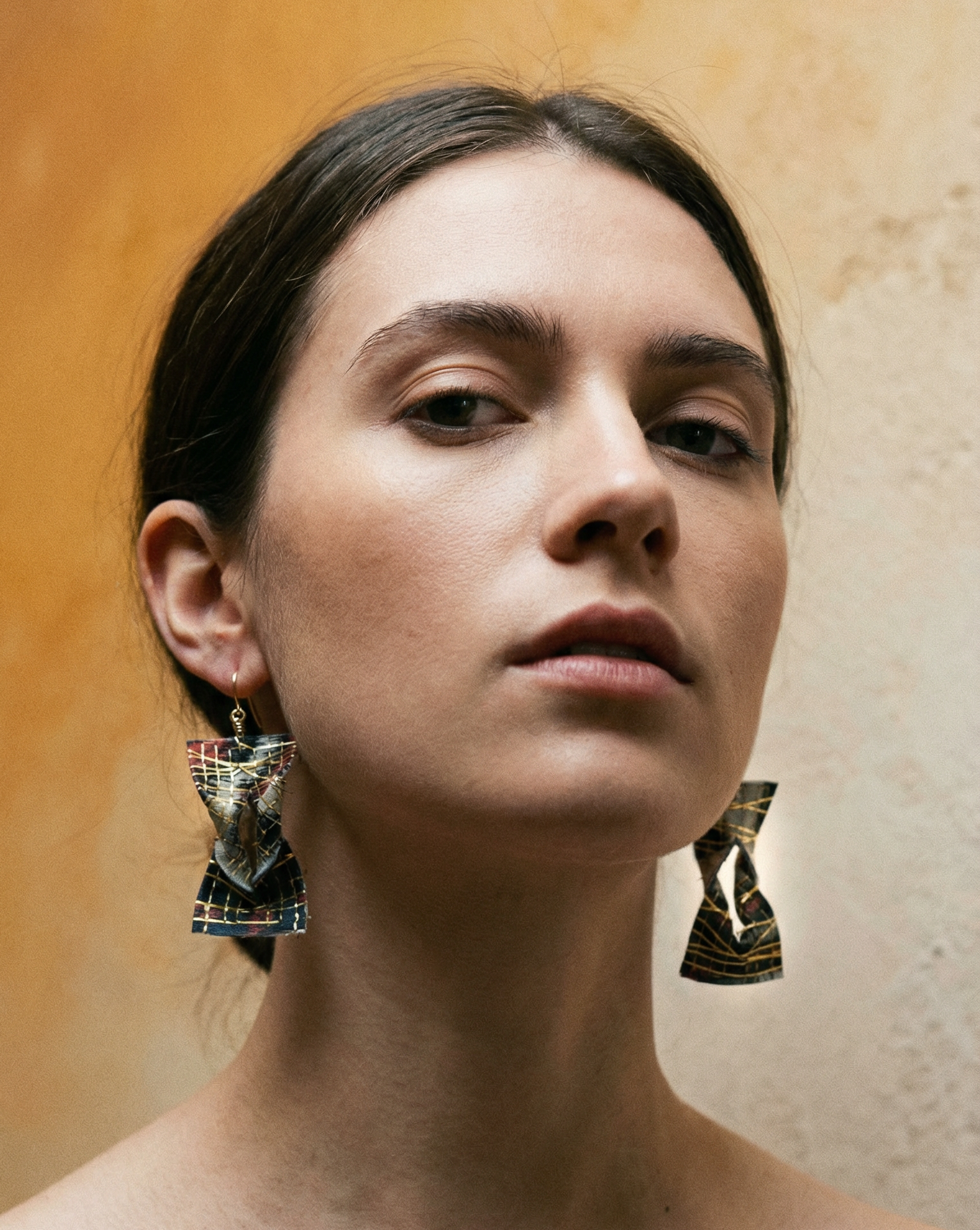 金糸 × 銘仙アクセサリー