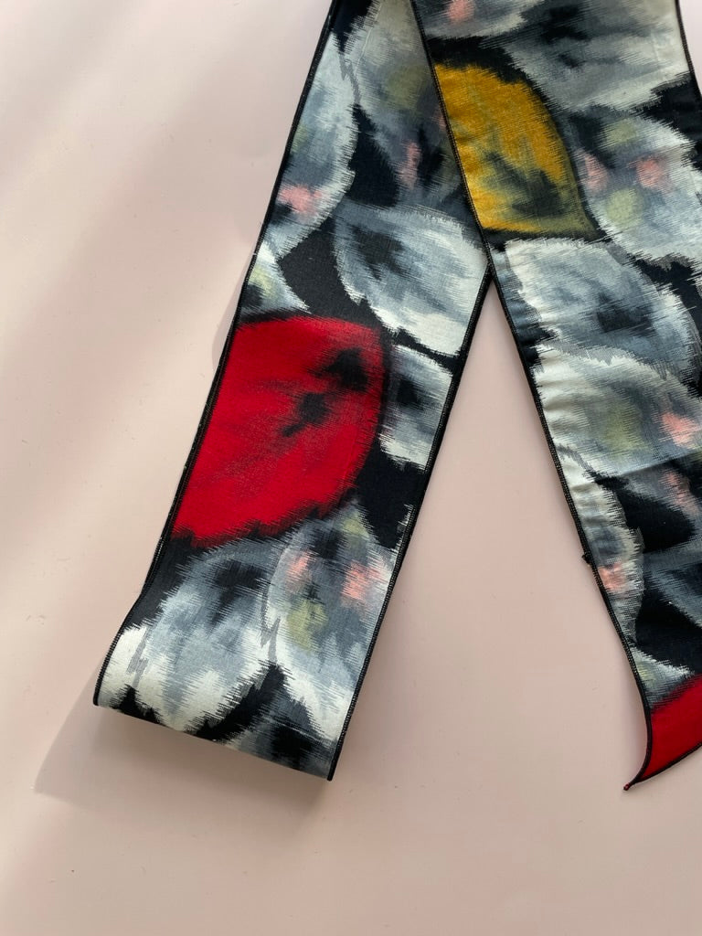 meisen scarf｜LEAF red x yellow