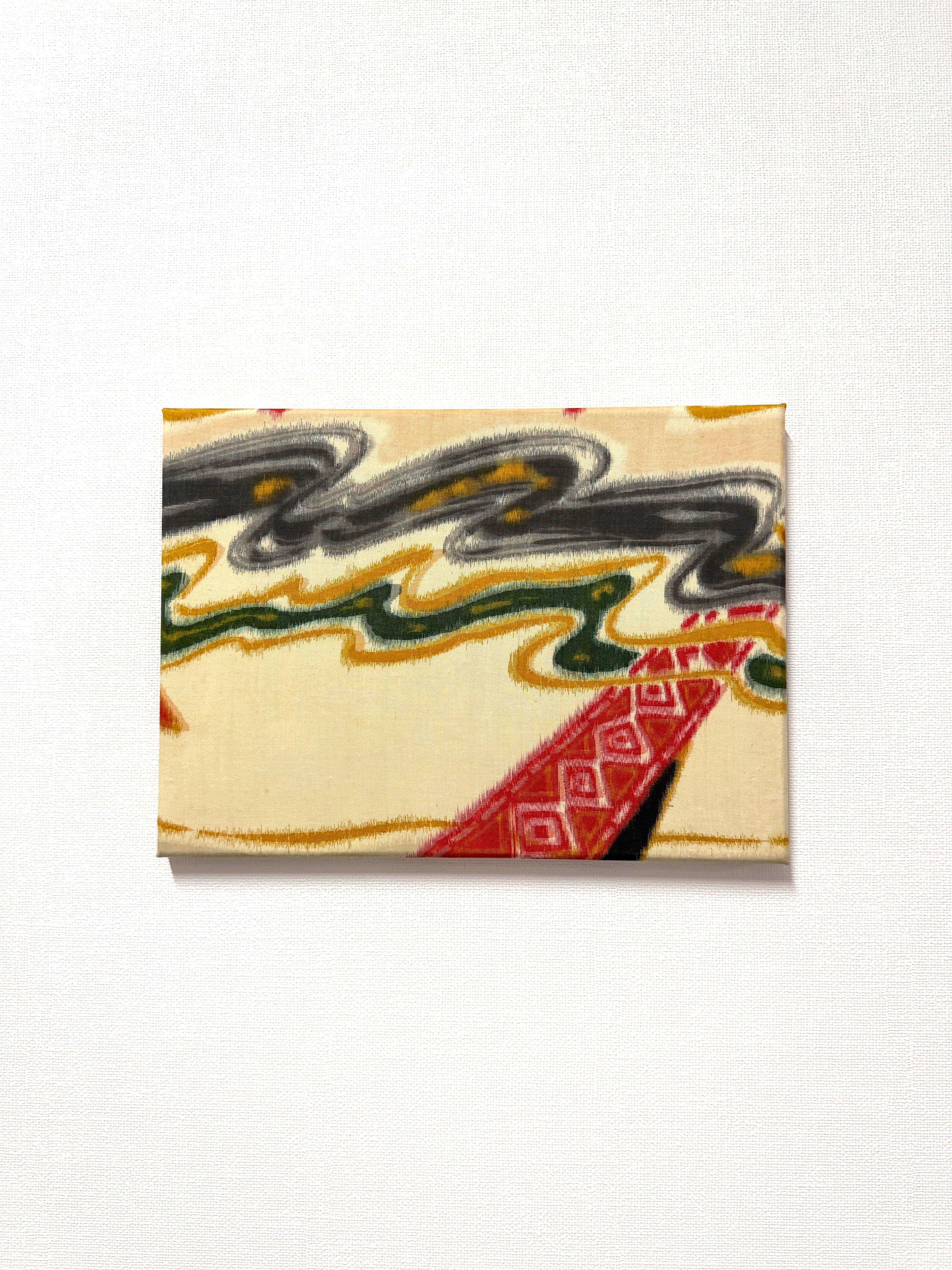 伊勢崎銘仙アートパネル「波」｜一点物