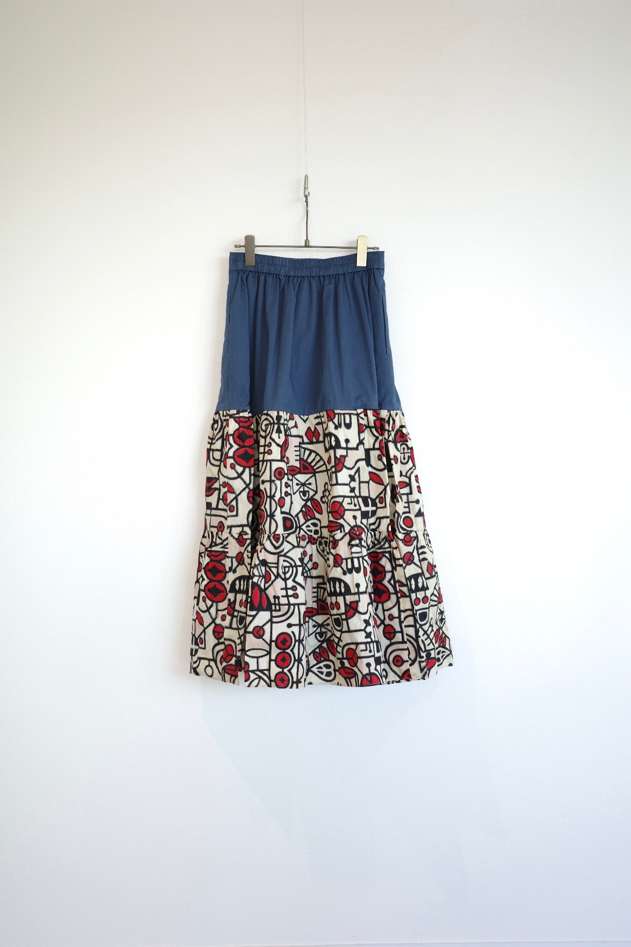 Petals -Meisen Teayard Skirt navy-