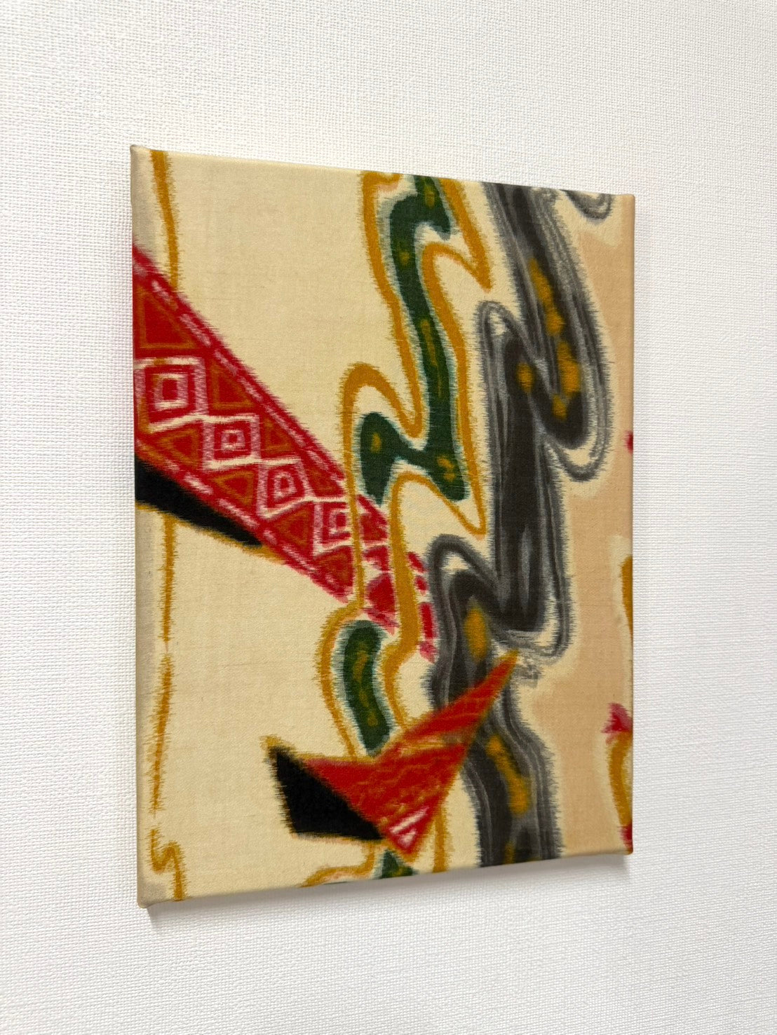 伊勢崎銘仙アートパネル「波」｜一点物