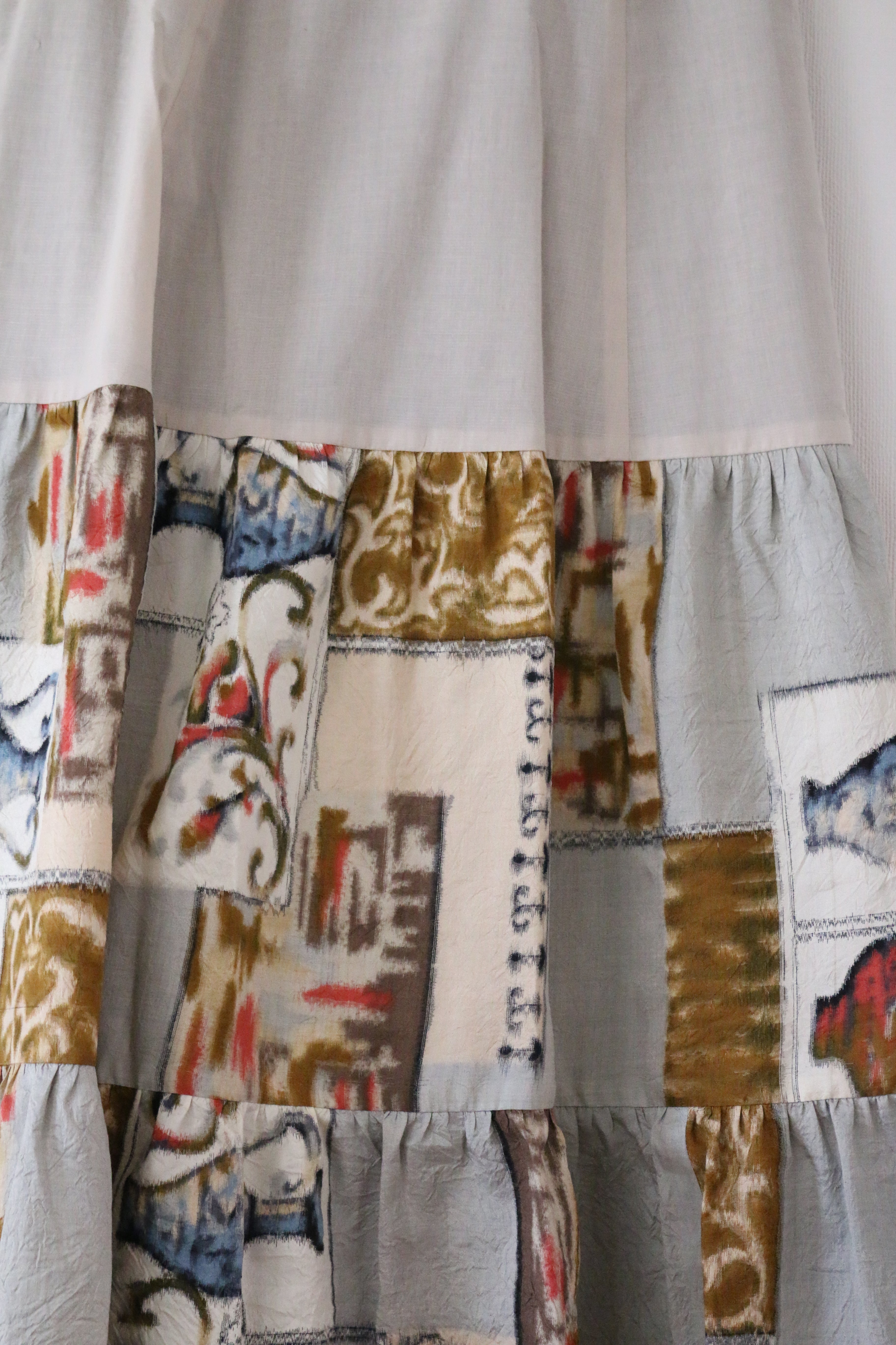 Tsubo -Meisen Teayard Skirt beige-