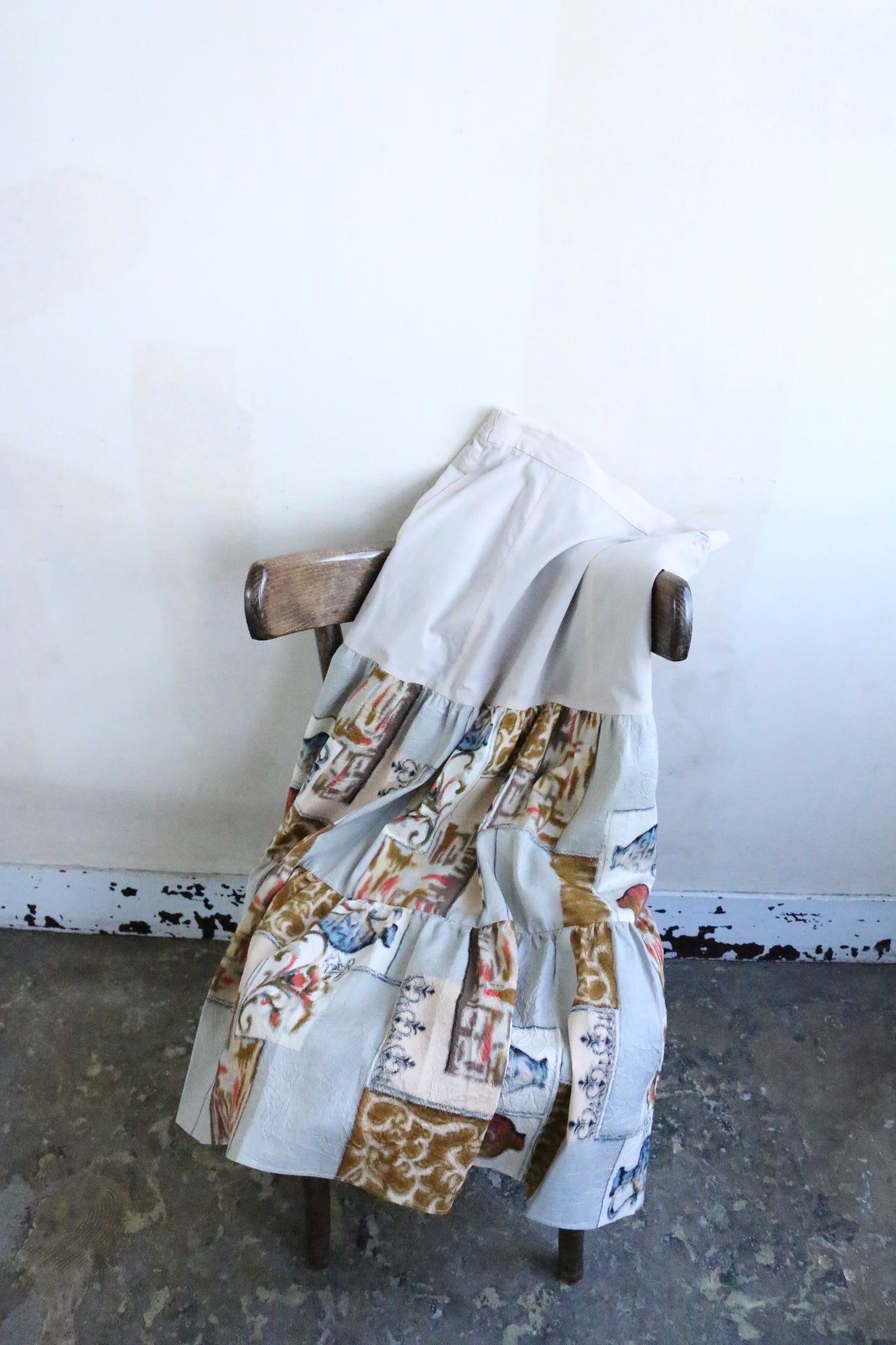Tsubo -Meisen Teayard Skirt beige-