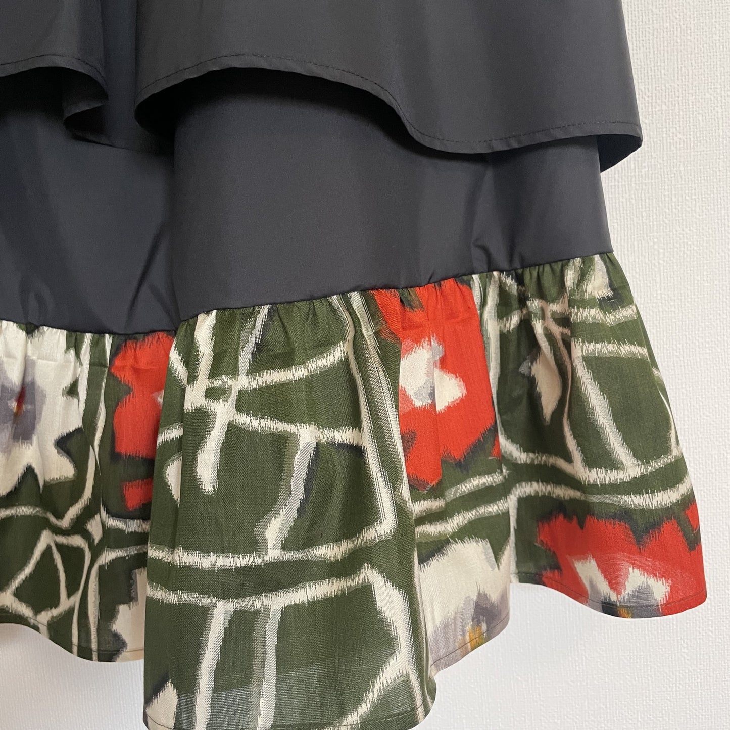Meisen layerd skirt / retro green
