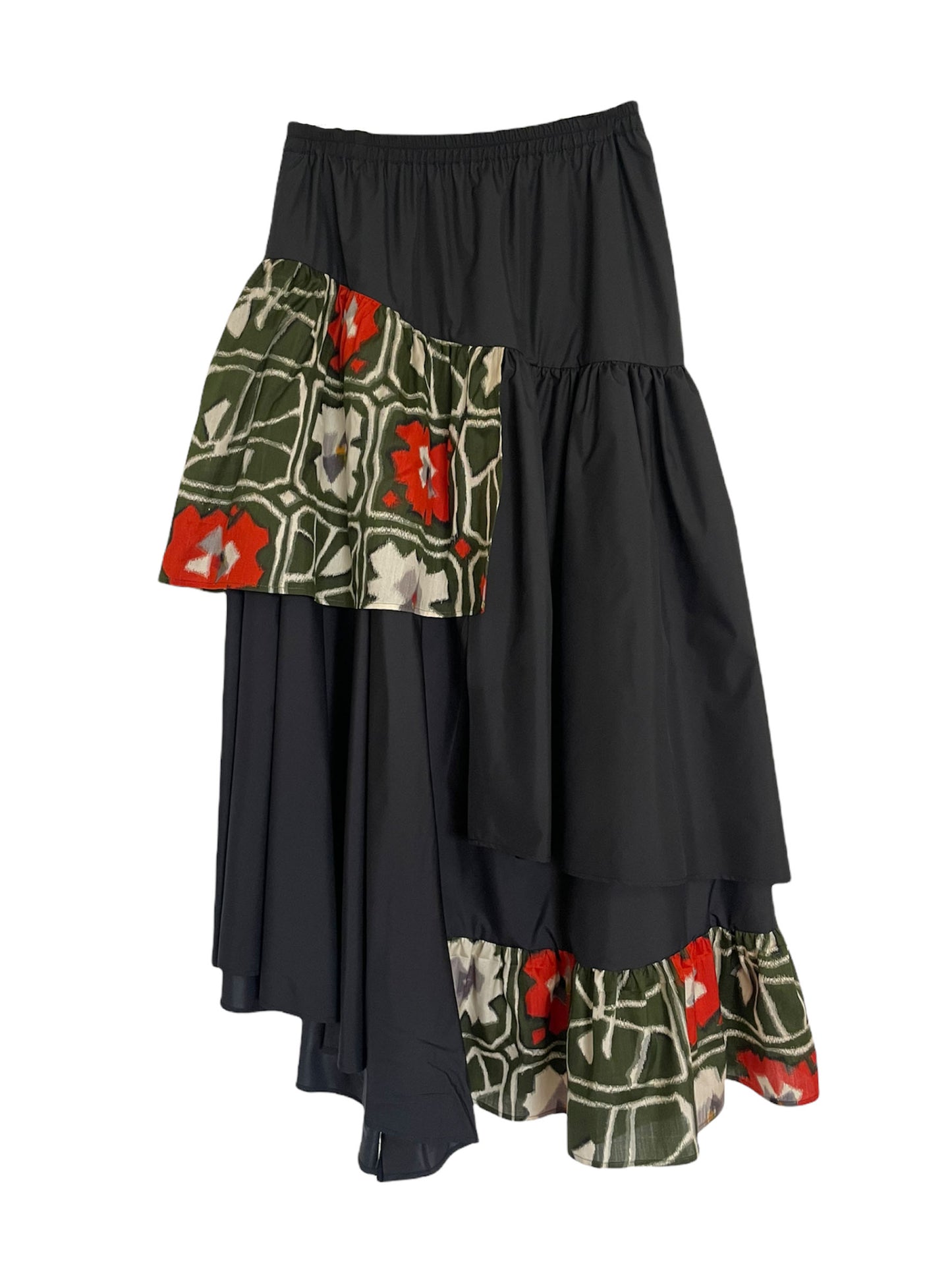 Meisen layerd skirt / retro green