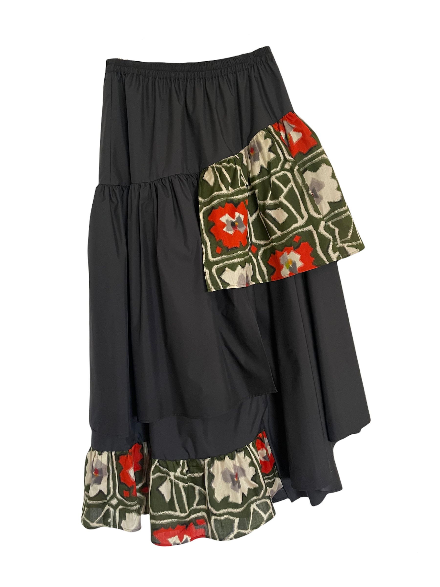 Meisen layerd skirt / retro green